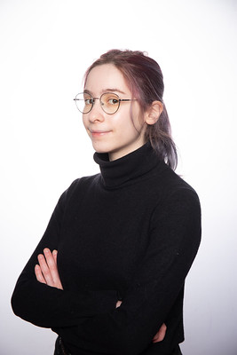 Margaux Tarayre smiling in a black turtle neck